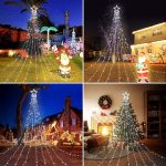 Instalatie solara tip turturi cu varf stea, 3,5 m, 350LED - ShopSee - Magazin online
