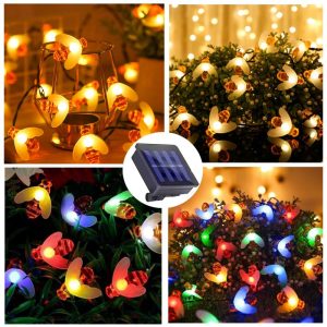 Instalatie solara albinute, 6,5 m, 50 de leduri - ShopSee - Magazin online