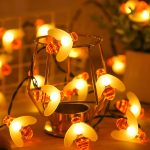 Instalatie solara albinute, 6,5 m, 50 de leduri - ShopSee - Magazin online