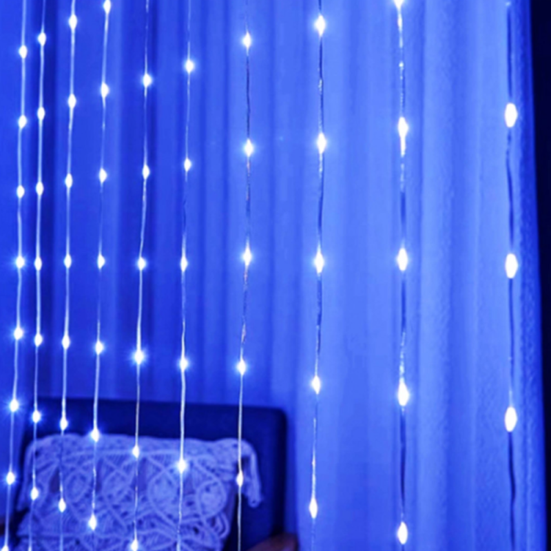Instalatie luminoasa exterior, tip perdea, 5x1m, 240LED, IP44 - ShopSee - Magazin online