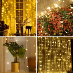 Instalatie luminoasa exterior, tip perdea, 5x1m, 240LED, IP44 - ShopSee - Magazin online