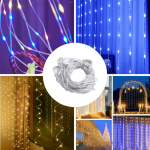 Instalatie luminoasa exterior, tip perdea, 5x1m, 240LED, IP44 - ShopSee - Magazin online