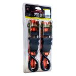 Set 2 x Chinga de siguranta cu clichet si carlig, 4.5 metri - ShopSee - Magazin online