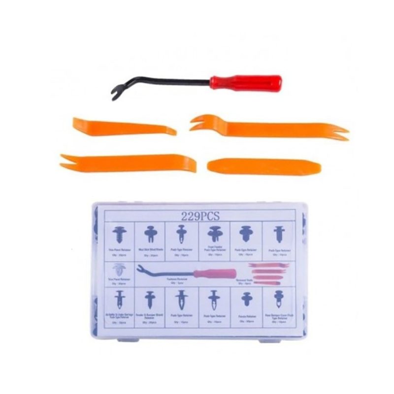 Set cleme de fixare din plastic, universale, 229 piese - ShopSee - Magazin online