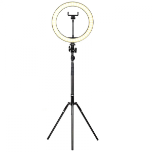 Lampa circulara cu trepied, 3 faze lumina, 18 inch - ShopSee - Magazin online