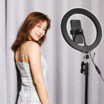 Lampa circulara cu trepied, 3 faze lumina, 18 inch - ShopSee - Magazin online