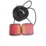 Set stopuri LED magnetice remorca, priza si cablu 7.5m - ShopSee - Magazin online