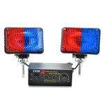 Lumini de avertizare stroboscop, rosu si albastru - ShopSee - Magazin online