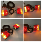 Set de lampi magnetice pentru remorca/rulota, 12/24V, 7 pini - ShopSee - Magazin online