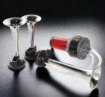 Claxon cu 3 goarne si compresor, furtun, 12V, 115dB - ShopSee - Magazin online