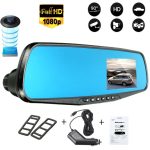 Oglinda auto Full HD cu camera, unghi larg de filmare - ShopSee - Magazin online
