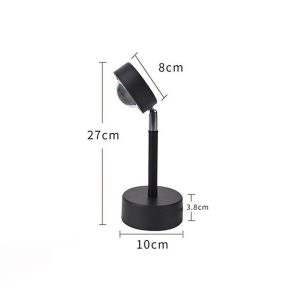 Lampa cu lupa videografie efect Curcubeu, Apus portocaliu - ShopSee - Magazin online