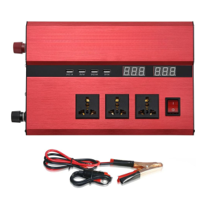 Invertor auto, 3000W, 12V, afisaj dublu, 4 x port USB - ShopSee - Magazin online