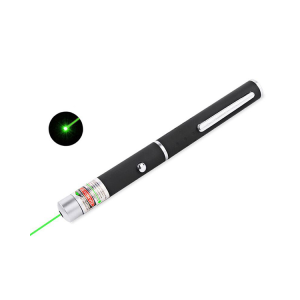 Laser pointer verde, tip stilou metalic, 3V - ShopSee - Magazin online
