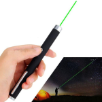Laser pointer verde, tip stilou metalic, 3V - ShopSee - Magazin online