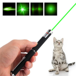 Laser pointer verde, tip stilou metalic, 3V - ShopSee - Magazin online