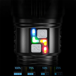 Lanterna de mana multifunctionala cu laser LED, IP65, USB - ShopSee - Magazin online