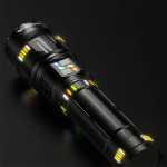 Lanterna de mana multifunctionala cu laser LED, IP65, USB - ShopSee - Magazin online