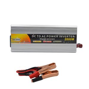 Invertor auto cu clesti DC/AC SAA2000A, 2000W, DC12V, AC230V - ShopSee - Magazin online