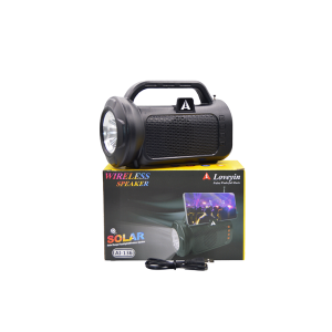 Boxa portabila cu panou solar si lanterna, USB, Bluetooth, AI136 - ShopSee - Magazin online