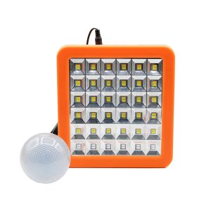 Proiector LED cu bec 100W, 72 LED, incarcare solara - ShopSee - Magazin online