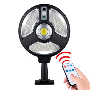 Lampa solara LED SMD 168A, senzor, telecomanda, 80W, IP65 - ShopSee - Magazin online