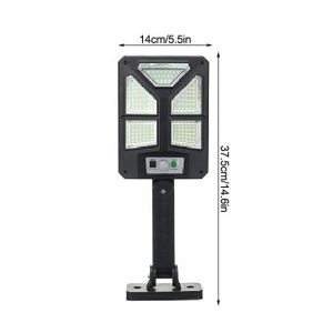 Lampa solara LED, 92 SMD, telecomanda, 100W, 6000K, IP65 - ShopSee - Magazin online