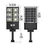 Lampa solara LED, 180SMD, telecomanda, 80W - ShopSee - Magazin online