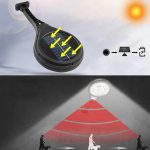 Lampa solara LED 8023B, 158 COB, telecomanda, 20W - ShopSee - Magazin online