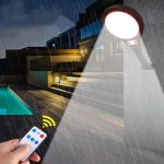 Lampa solara LED 8023B, 158 COB, telecomanda, 20W - ShopSee - Magazin online