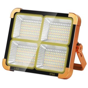 Proiector LED cu incarcare solara W887A, 288 LED, 250W - ShopSee - Magazin online