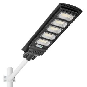 Lampa stradala, solara, cu telecomanda si suport prindere, 200W - ShopSee - Magazin online