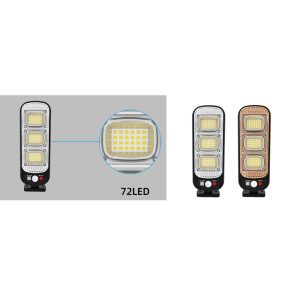 Lampa LED cu panou solar, 72 SMD, telecomanda, 30W - ShopSee - Magazin online