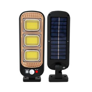Lampa LED cu panou solar, 54 COB, telecomanda, 30W - ShopSee - Magazin online
