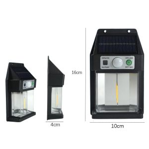 Lampa solara perete, 1 LED, senzor miscare, 40W, 1+1 gratis - ShopSee - Magazin online