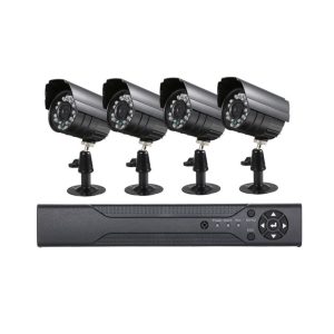Sistem de supraveghere 4 camere, CCTV cu DVR, IR, HD, USB, IP65 - ShopSee - Magazin online