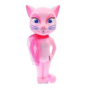 Pisicuta interactiva, roz, 30 cm, Angela - ShopSee - Magazin online