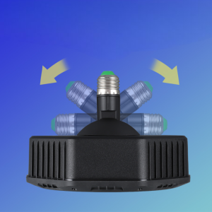 Proiector disco 18LED RGB, 12W, E27, 18cm, cu telecomanda - ShopSee - Magazin online