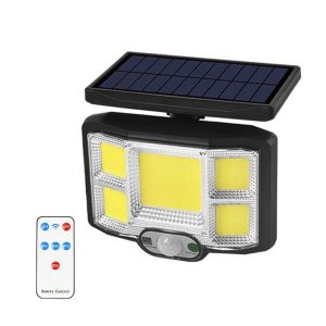 Lampa solara LED, senzor de miscare, 35W, 168 COB - ShopSee - Magazin online
