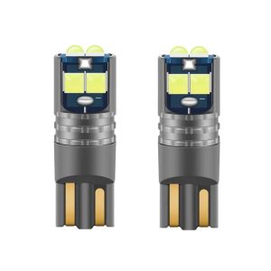 Set 2 x Becuri auto T10 W5W 6SMD, 10W, 6000K, 1920lm, 12/24V - ShopSee - Magazin online