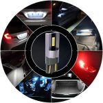 Set 2 becuri auto LED T10 W5W 2SMD, canbus, 800lm/set, 6000K, 12V - ShopSee - Magazin online