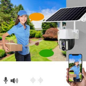 Camera de supraveghere cu panou solar, WIFI, 4G, 4MP - ShopSee - Magazin online