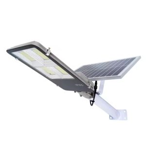 Lampa LED cu suport de prindere, panou solar, telecomanda, 300W - ShopSee - Magazin online