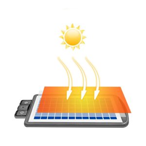 Lampa LED cu suport de prindere, panou solar, telecomanda, 100W - ShopSee - Magazin online