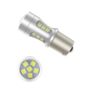 Set 2 x Becuri auto LED, 1156/T20, 18 SMD, canbus - ShopSee - Magazin online