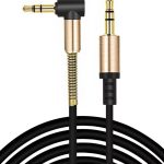 Cablu audio cu conectori QT201, 1m, mufa jack, 3.5mm - ShopSee - Magazin online