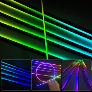 Set lumini auto ambientale, 18 piese, RGB static, Bluetooth - ShopSee - Magazin online