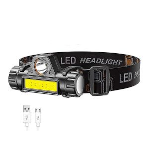 Lanterna de cap SMD/COB, 2 moduri iluminare, USB, 1+1 gratis - ShopSee - Magazin online
