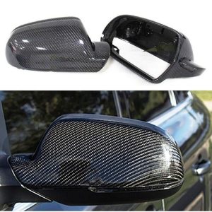 Set 2 capace oglinzi Audi A3/A4/A5, ABS, aspect fibra carbon - ShopSee - Magazin online
