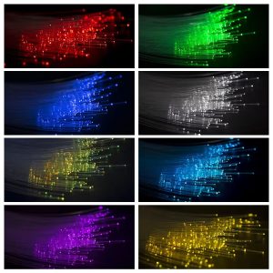 Kit lumini RGB pentru plafon 12V, 500 fire 0.75mm/2m, telecomanda - ShopSee - Magazin online